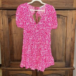 Zara Pink Cheetah Dress